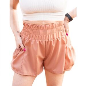 ✅New! 3 Pair of PrissyJane Athletic Shorts with Pockets Size M